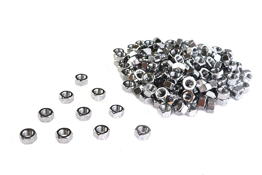HARLEY Chrom Sechskantmuttern 5/16 Zoll-24 Passend für 0- Alle Modelle