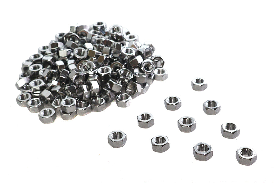 HARLEY Chrom Sechskantmuttern 5/16 Zoll-24 Passend für 0- Alle Modelle