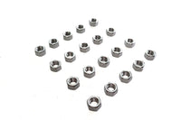 HARLEY Chrom-Sechskantmuttern 3/8 Zoll-16 Passend für 0- Alle, Modelle