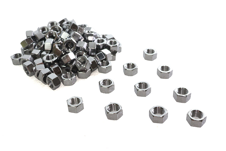 HARLEY Chrom-Sechskantmuttern 3/8 Zoll-24 Passend für 0- Alle Modelle
