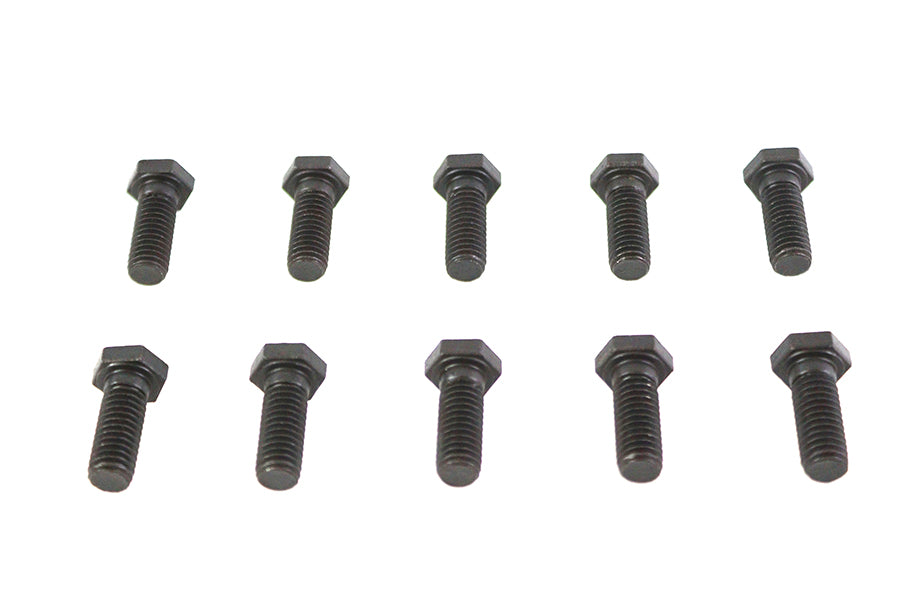 HARLEY Gary Bang Thin 3/8 Zoll-16 x 1 Zoll Sechskantschraube Schwarz Passt 1973-1980 FL, Vorne oder Hinten 1973