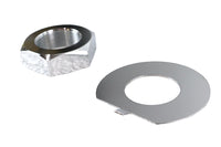 HARLEY Gabelbrückenmutter und Sicherungsscheiben-Kit, verchromt, passend für 1960-1984 FL, 1984-1999 FXST, 1986-1999 FLS