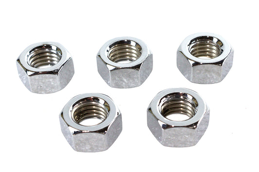 HARLEY Chrom-Sechskantmuttern 5/8 Zoll-11 Passend für 0- Alle, Modelle