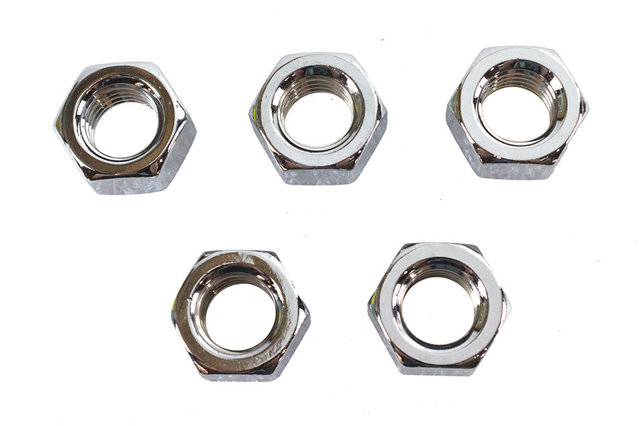 HARLEY Chrome Hex Nuts 5/8 inch-11 Fits 0-  All, Models