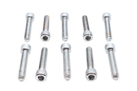 HARLEY Allen Socket Cap Bolt Knurled Chrome 1/4 inch X 1-1/4 inch Fits 0-  All, Models