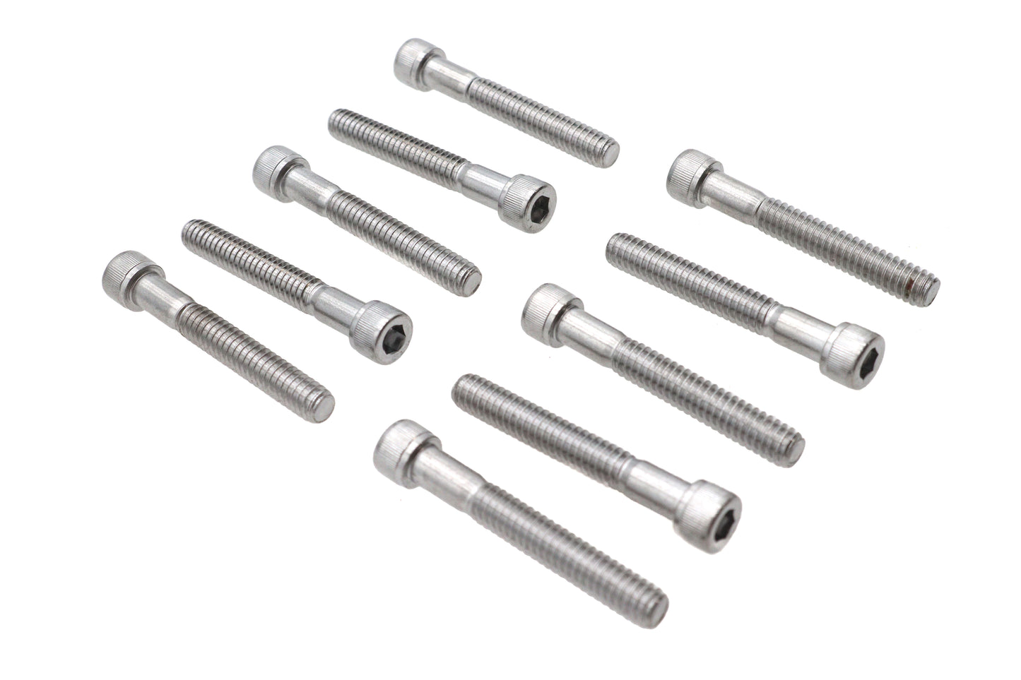 HARLEY Allen Socket Cap Bolt Knurled Chrome 1/4 inch X 1-3/4 inch Fits 0-  All, Models