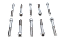 HARLEY Inbusschraube mit Rändelung, verchromt, 1/4 Zoll x 2 Zoll, passend für alle Modelle 0-