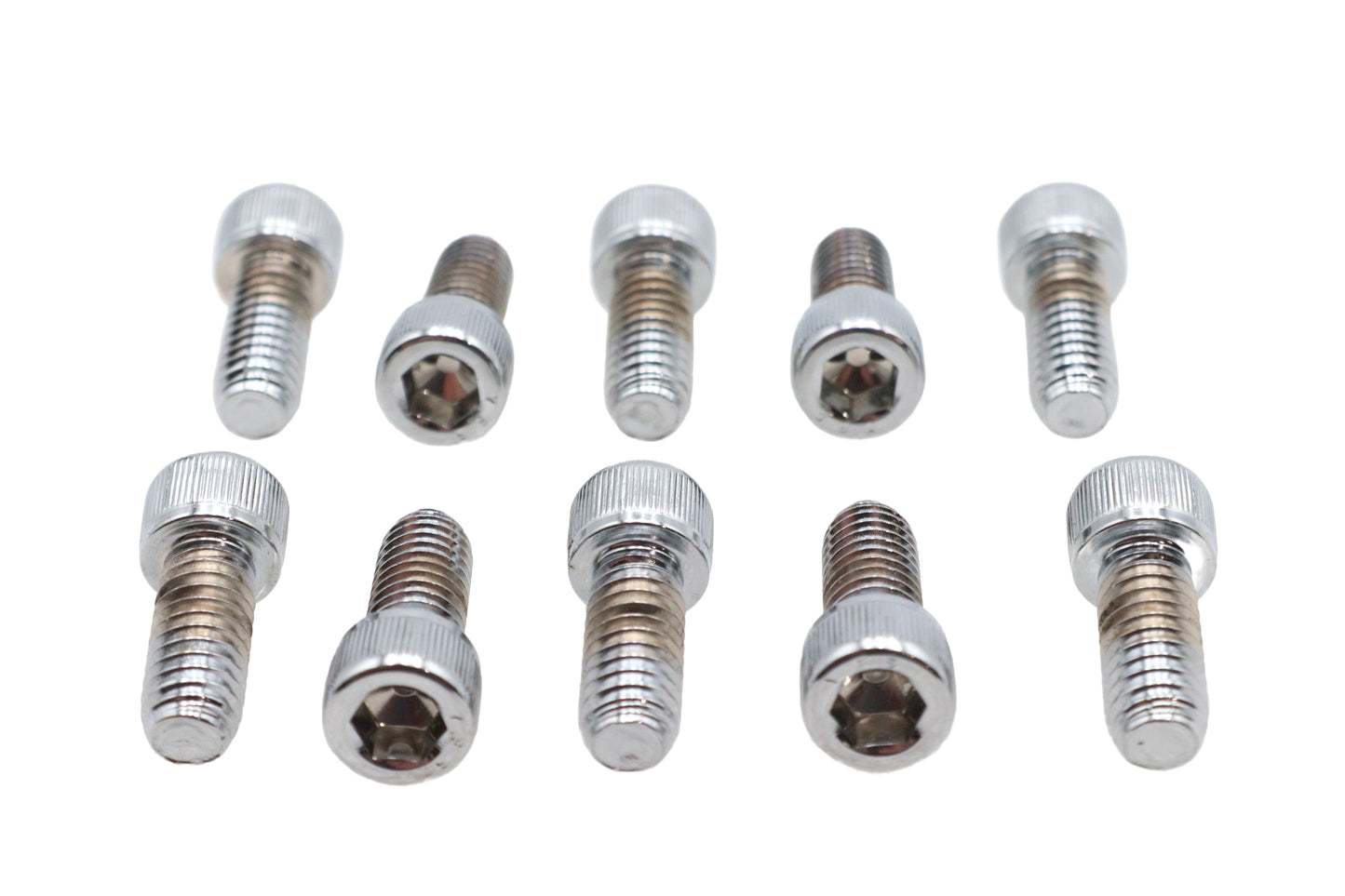 HARLEY Allen Socket Cap Bolt Knurled Chrome 5/16 inch X 3/4 inch Fits 0-  All, Models