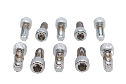 ハーレー 六角穴付ボルト ローレット加工 クローム 5/16インチ X 3/4インチ 適合：0- 全モデル