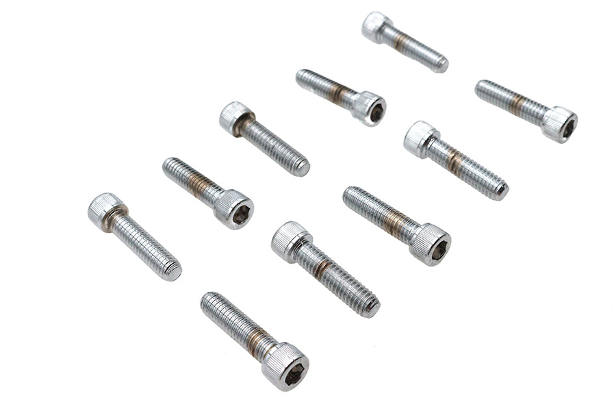 HARLEY Inbusschraube mit gerändeltem Kopf, verchromt, 5/16 Zoll X 1-1/4 Zoll, passend für 0- Alle, Modelle