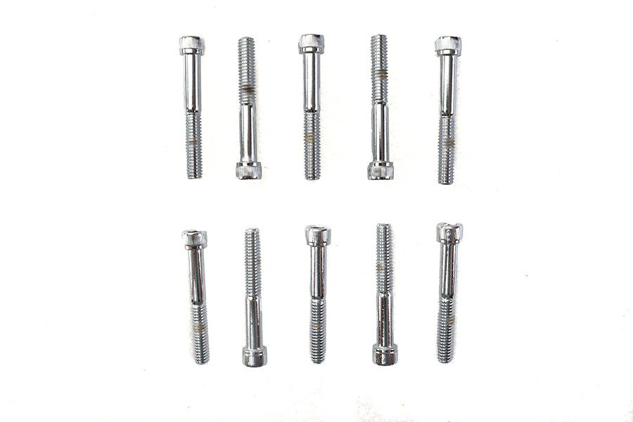 HARLEY Innensechskant Zylinderkopfschraube gerändelt Chrom 5/16-18 Zoll X 2-1/4 Zoll Passend für 0- Alle, Modelle