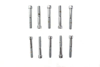 HARLEY Innensechskant Zylinderkopfschraube gerändelt Chrom 5/16-18 Zoll X 2-1/4 Zoll Passend für 0- Alle, Modelle