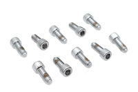 HARLEY Allen Socket Cap Bolt Knurled Chrome 1/4 inch x 5/8 inch Fits 0-  All, Models