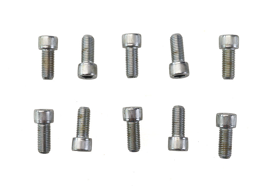 HARLEY Allen Socket Cap Bolt Knurled Chrome 5/16 inch X 3/4 inch Fits 0-  All, Models
