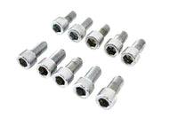 HARLEY Allen Socket Cap Bolt Knurled Chrome 3/8 inch-24 X 3/4 inch Fits 0-  All, Models
