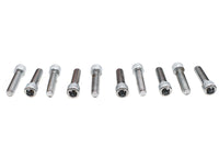 HARLEY Innensechskantschraube, gerändelt, verchromt, 3/8 Zoll X 1-1/2 Zoll, passend für alle 0-Modelle