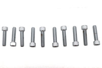 HARLEY Innensechskantschraube, gerändelt, verchromt, 3/8 Zoll X 1-1/2 Zoll, passend für alle 0-Modelle