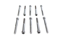 HARLEY Inbusschraube gerändelt Chrom 3/8 Zoll X 3-1/2 Zoll Passend für 0- Alle Modelle