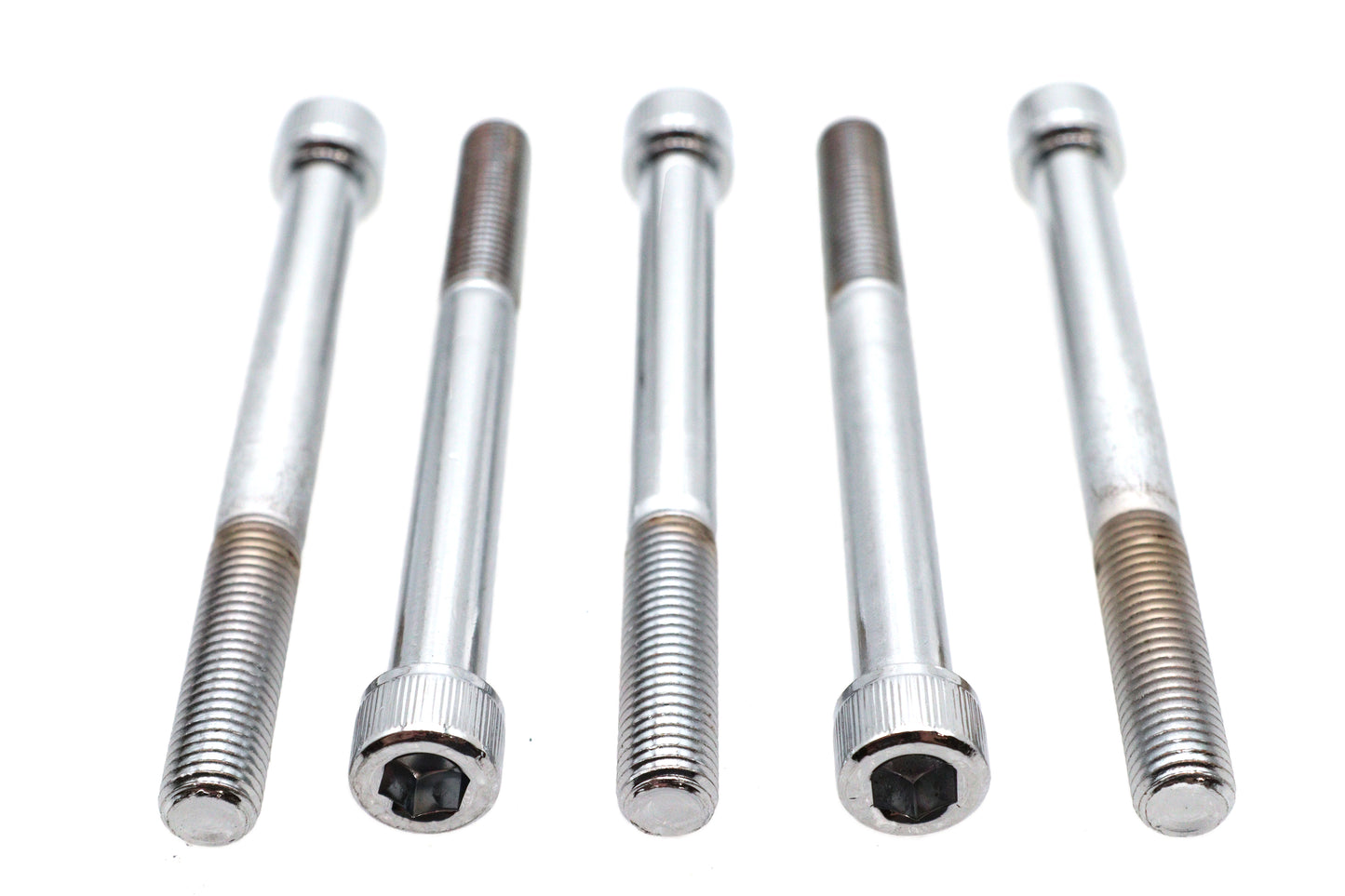 HARLEY Allen Socket Cap Bolt Knurled Chrome 5/16 inch x 3-1/4 inch Fits 0-  All, Models