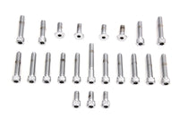 HARLEY Nocken- und Primärgehäuse Verchromtes Schrauben-Kit Passend für 1970–1984 FL, 1971–1984 FX,