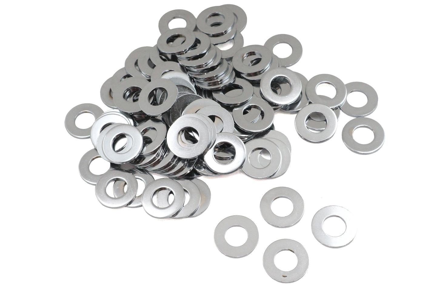 HARLEY Chrome Flat Washers 3/8 inch Inner Diameter Fits 0-  All, Models