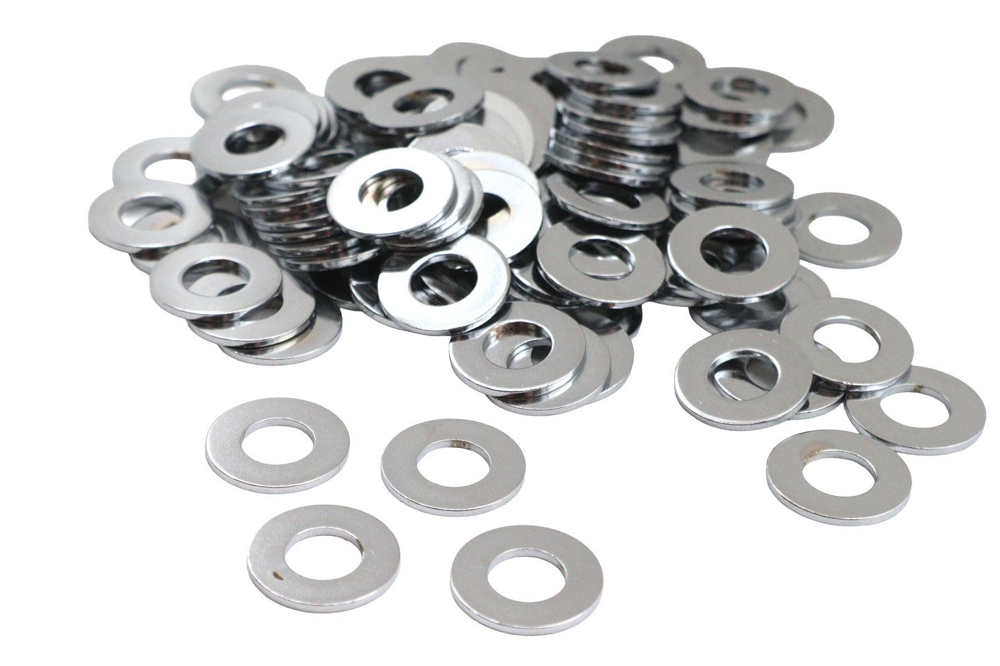 HARLEY Chrome Flat Washers 3/8 inch Inner Diameter Fits 0-  All, Models