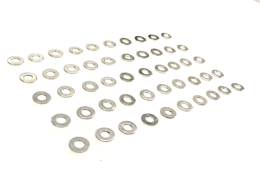 HARLEY Chrom-Unterlegscheiben 5/16 Zoll X 5/8 Zoll Passend für 0- Alle, Modelle