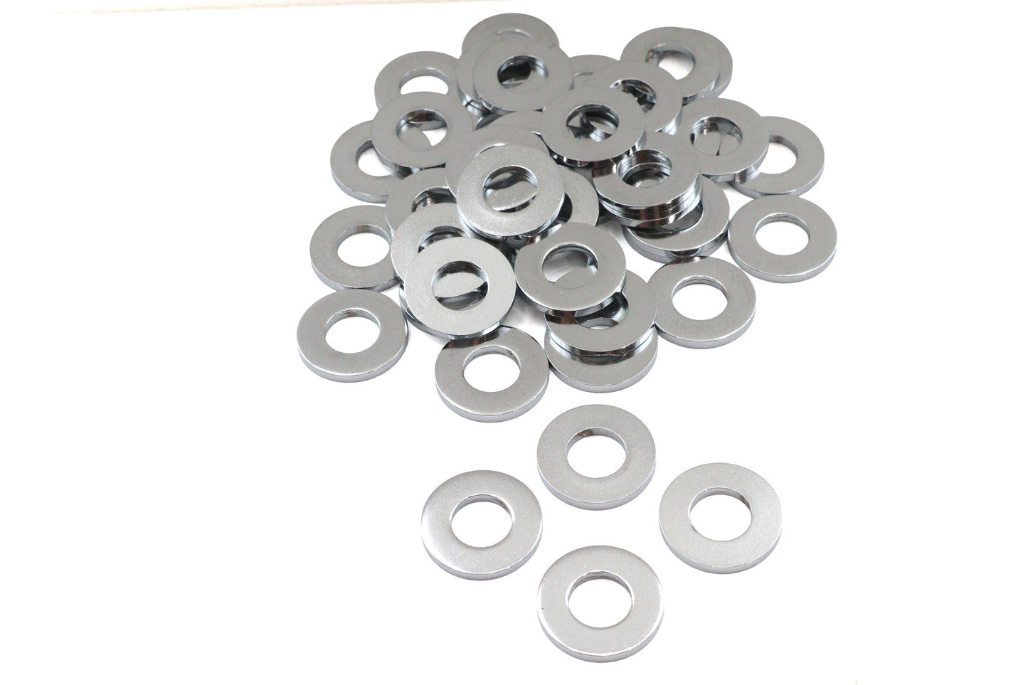 HARLEY Chrome Flat Washers 7/16 inch, Extra Thick Fits 0-  All, Models