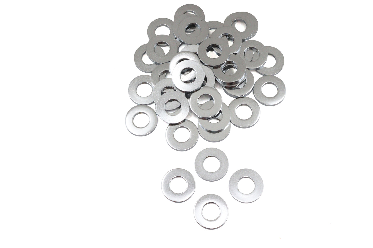 HARLEY Chrome Flat Washers 7/16 inch, Extra Thick Fits 0-  All, Models