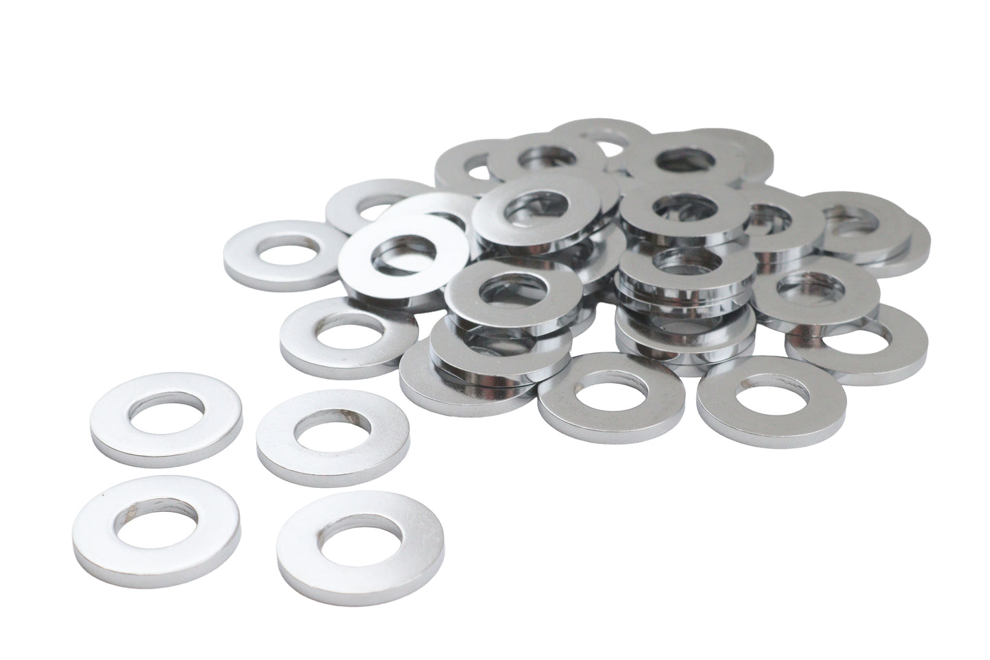 HARLEY Chrome Flat Washers 7/16 inch, Extra Thick Fits 0-  All, Models
