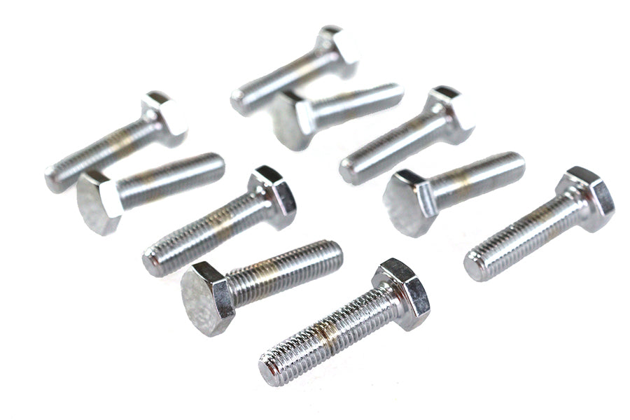 HARLEY Sechskantschrauben Chrom 1/4 Zoll-28 X 1 Zoll Passend 0- Alle, Modelle
