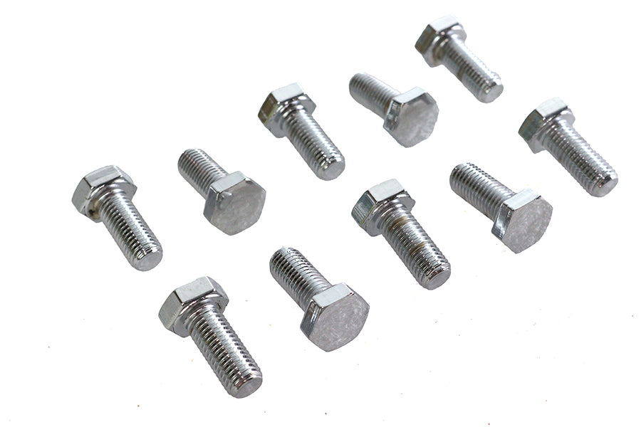 HARLEY Sechskantschrauben Chrom 5/16 Zoll x 3/4 Zoll Passend für 0- Alle, Modelle