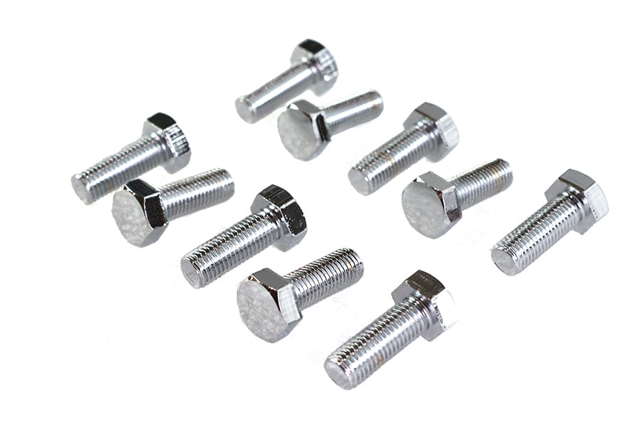 HARLEY Sechskantschrauben verchromt 5/16 Zoll x 7/8 Zoll Passend für 0- Alle, Modelle