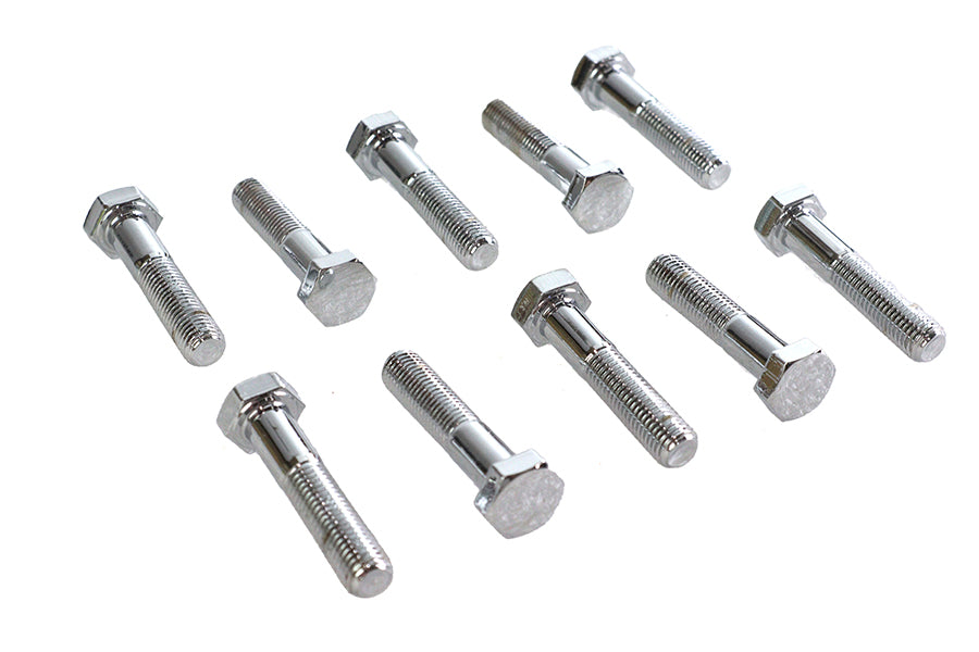 HARLEY Hex Cap Bolts Chrome 5/16 inch x 1-1/2 inch Fits 0-  All, Models