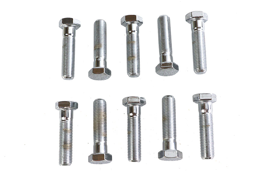 HARLEY Sechskantschrauben Chrom 3/8 Zoll x 1-1/2 Zoll Passend für 0- Alle, Modelle