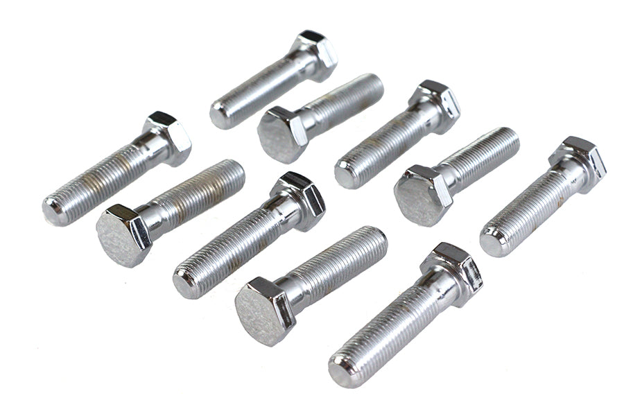 HARLEY Sechskantschrauben Chrom 3/8 Zoll x 1-1/2 Zoll Passend für 0- Alle, Modelle