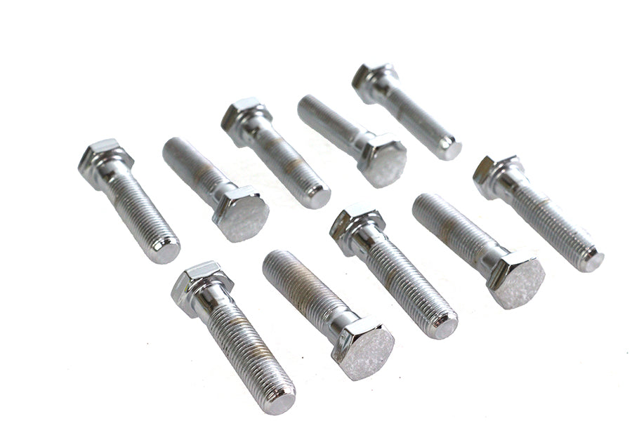 HARLEY Sechskantschrauben Chrom 3/8 Zoll x 1-1/2 Zoll Passend für 0- Alle, Modelle