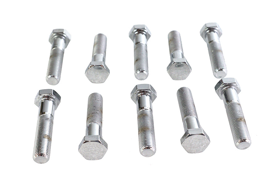 HARLEY Sechskantschrauben Chrom 3/8 Zoll x 1-3/4 Passend für 0- Alle Modelle