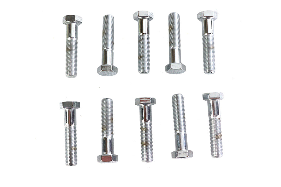 HARLEY Sechskantschrauben Chrom 3/8 Zoll x 1-3/4 Passend für 0- Alle Modelle
