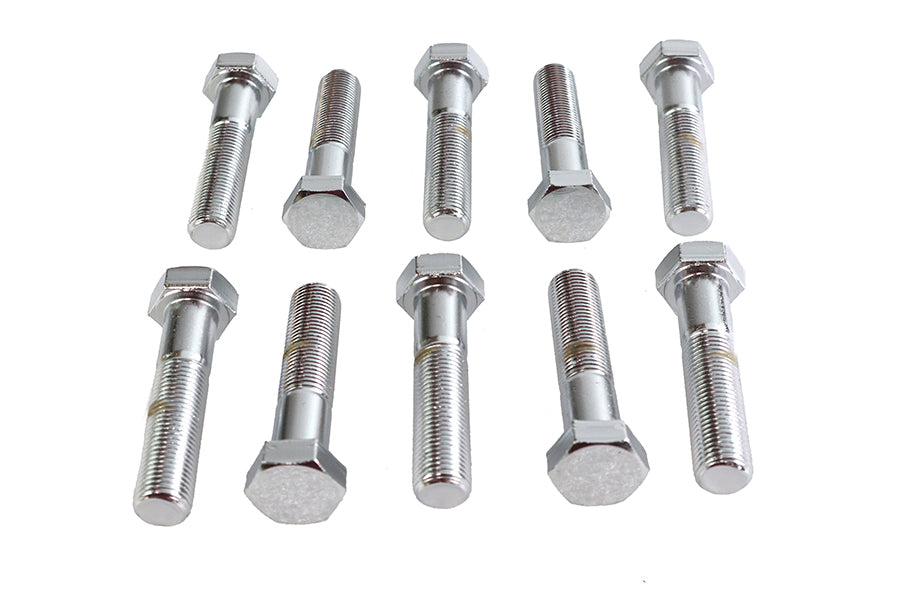 HARLEY Sechskantschrauben verchromt 1/2 Zoll x 2-1/4 Zoll Passend für 0- Alle Modelle