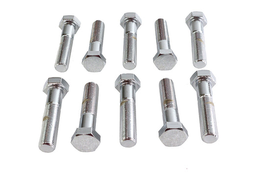 HARLEY 六角キャップボルト クローム 1/2インチ x 2-1/4インチ 0-全モデル対応