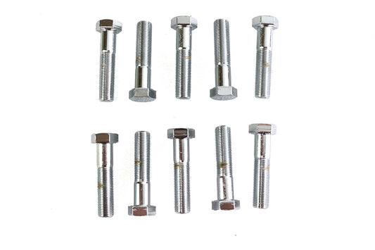 HARLEY 六角キャップボルト クローム 1/2インチ x 2-1/4インチ 0-全モデル対応