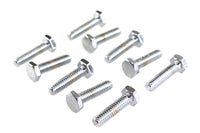 HARLEY Sechskantschrauben Chrom 1/4 Zoll x 1 Zoll Passend für 0- Alle, Modelle