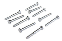 HARLEY Sechskantschrauben Chrom 1/4 Zoll x 2 Zoll Passend für alle 0- Modelle