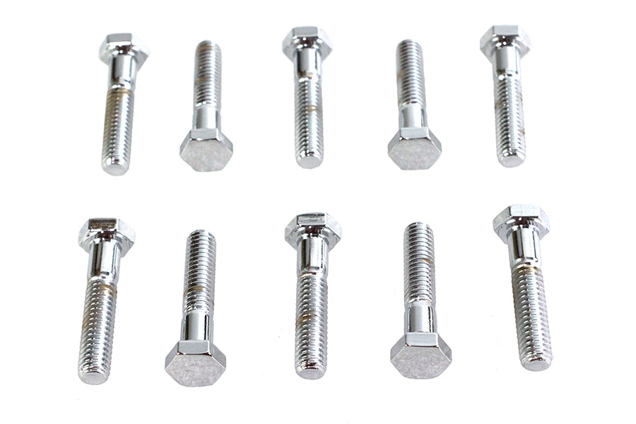 HARLEY Sechskantschrauben Chrom 5/16 Zoll x 1-1/2 Zoll Passend für 0- Alle, Modelle