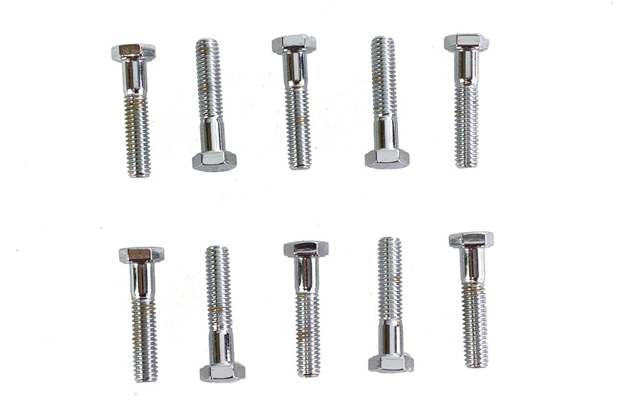 HARLEY Sechskantschrauben Chrom 5/16 Zoll x 1-1/2 Zoll Passend für 0- Alle, Modelle