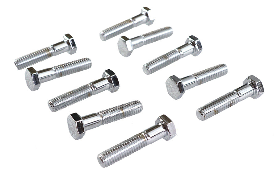 HARLEY Sechskantschrauben Chrom 5/16 Zoll x 1-1/2 Zoll Passend für 0- Alle, Modelle