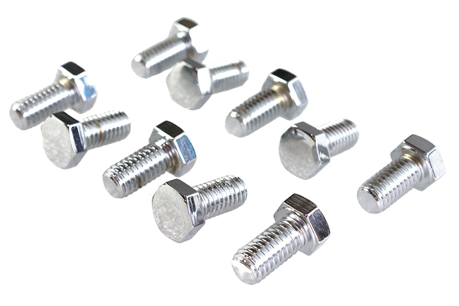 HARLEY Sechskantschrauben Chrom 3/8 Zoll x 3/4 Zoll Passend für 0- Alle, Modelle