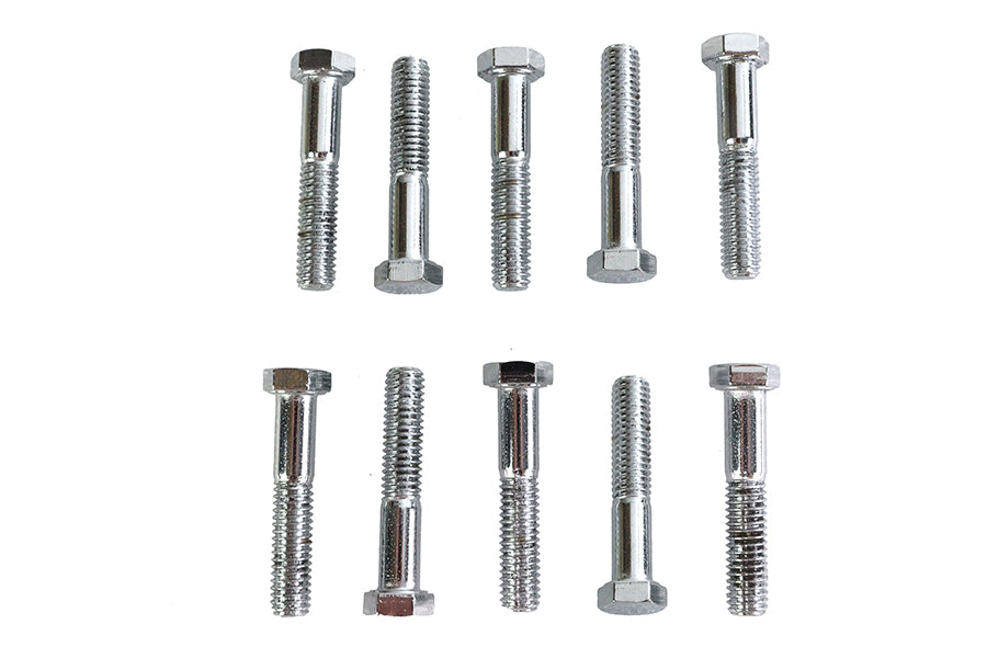 HARLEY Sechskantschrauben Chrom 3/8 Zoll x 2 Zoll Passend für 0- Alle, Modelle