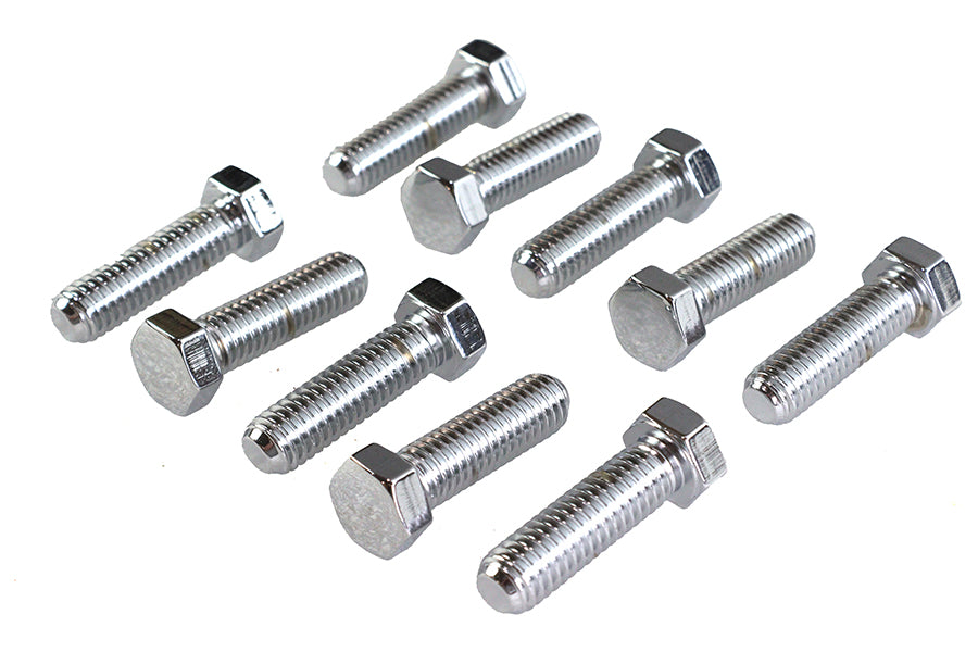 HARLEY Hex Cap Bolts Chrome 7/16-14 X 1-1/2 inch Fits 0-  All, Models